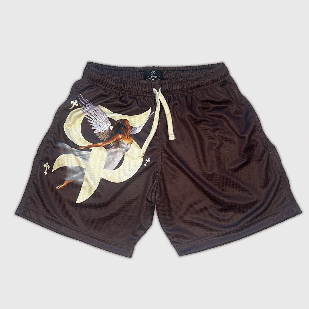 Brown Saint Culture Shorts